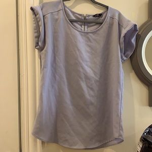 Lavender Express Top with Zipper Back